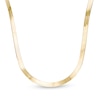 Thumbnail Image 1 of Previously Owned - 5.25mm Herringbone Chain Necklace in Solid 14K Gold - 24"