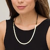 Thumbnail Image 2 of Previously Owned - 5.25mm Herringbone Chain Necklace in Solid 14K Gold - 24"