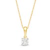 Thumbnail Image 1 of Previously Owned - 1/4 CT. Diamond Solitaire Pendant in 10K Gold