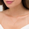 Thumbnail Image 2 of Previously Owned - 1/4 CT. Princess-Cut Diamond Solitaire Pendant in 10K Gold