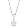 Thumbnail Image 1 of Previously Owned - 3/4 CT. Diamond Solitaire Pendant in 10K White Gold