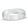 Thumbnail Image 0 of Previously Owned - Men's 5.0mm Brushed Inlay Bevelled Edge Wedding Band in Tungsten