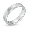 Thumbnail Image 1 of Previously Owned - Men's 5.0mm Brushed Inlay Bevelled Edge Wedding Band in Tungsten
