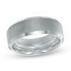 Thumbnail Image 1 of Previously Owned - 8.0mm Satin Finish Bevel Edge Wedding Band in Tantalum