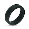 Thumbnail Image 3 of Previously Owned - Triton 7.0mm Bevelled Edge Comfort Fit Wedding Band in Black Tungsten