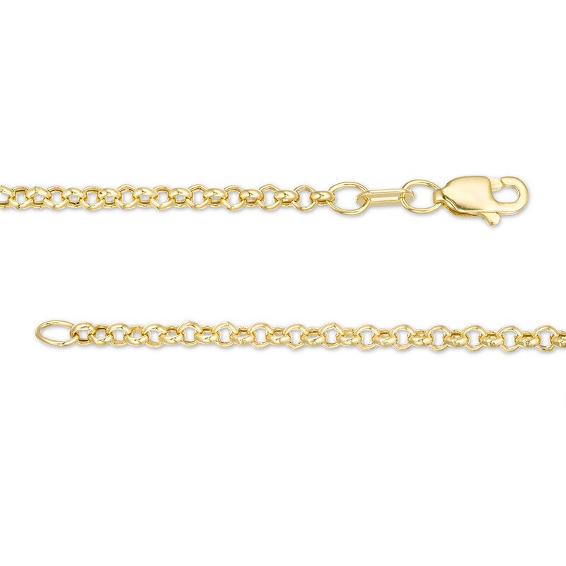 Main Image 2 of Previously Owned - 2.3mm Rolo Chain Necklace in Hollow 10K Gold - 16"
