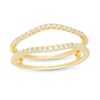Thumbnail Image 1 of Previously Owned - 1/4 CT. T.W. Diamond Contour Solitaire Enhancer in 10K Gold