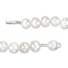 Thumbnail Image 3 of Previously Owned-9.0-10.0mm Freshwater Cultured Pearl Knotted Strand Necklace with Sterling Silver Clasp-18"