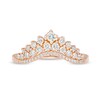Thumbnail Image 4 of Previously Owned - 3/8 CT. T.W. Diamond Tiara Contour Anniversary Band in 14K Rose Gold