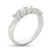 Thumbnail Image 2 of Previously Owned - 1 CT. T.W. Princess-Cut Diamond Five Stone Anniversary Band in Platinum
