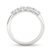Thumbnail Image 3 of Previously Owned - 1 CT. T.W. Princess-Cut Diamond Five Stone Anniversary Band in Platinum