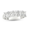 Thumbnail Image 1 of Previously Owned - 2 CT. T.W. Princess-Cut Diamond Five Stone Anniversary Band in Platinum