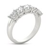 Thumbnail Image 2 of Previously Owned - 2 CT. T.W. Princess-Cut Diamond Five Stone Anniversary Band in Platinum