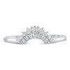 Thumbnail Image 3 of Previously Owned - 1/6 CT. T.W. Baguette and Round Diamond Contour Wedding Band in 10K White Gold