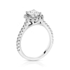 Thumbnail Image 2 of Previously Owned - 1-7/8 CT. T.W. Emerald-Cut Diamond Frame Engagement Ring in 14K White Gold