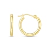 Previously Owned - 15.0mm Tube Hoop Earrings in 14K Gold