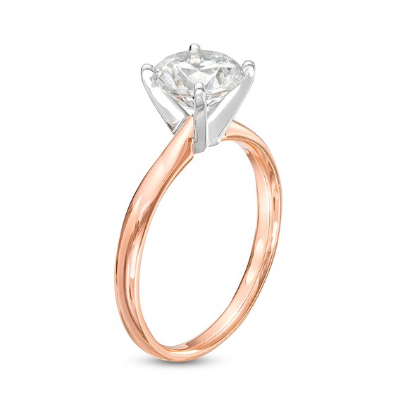 Previously Owned - 1-1/2 CT. Diamond Solitaire Engagement Ring in 14K Rose Gold (I/I2)