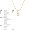 Thumbnail Image 2 of Previously Owned - 1/6 CT. Diamond Solitaire Pendant in 14K Gold (J/I3)