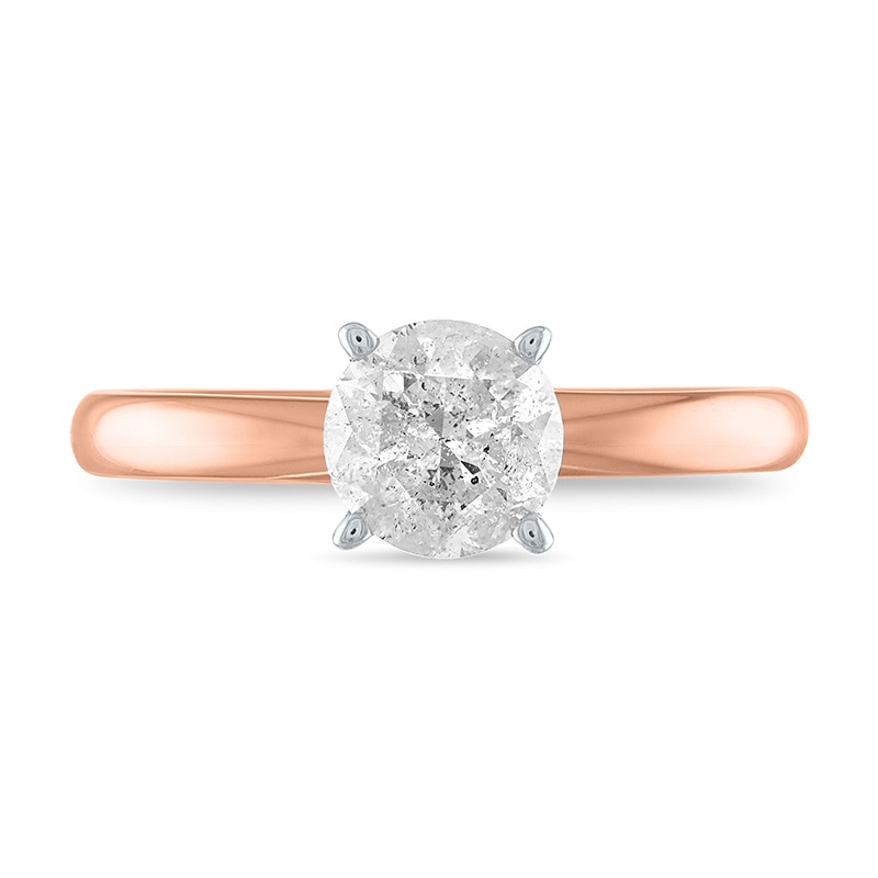 Main Image 2 of Previously Owned - 3/4 CT. Diamond Solitaire Engagement Ring in 14K Rose Gold (J/I3)