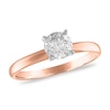 Thumbnail Image 1 of Previously Owned - 1 CT. Diamond Solitaire Engagement Ring in 14K Rose Gold (J/I3)