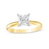 Thumbnail Image 1 of Previously Owned - 1 CT. Princess-Cut Diamond Solitaire Engagement Ring in 14K Gold (J/I3)