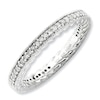 Thumbnail Image 1 of Previously Owned - Stackable Expressions™ 1/3 CT. T.W. Diamond Eternity Band in Sterling Silver