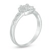 Thumbnail Image 2 of Previously Owned - Composite Diamond Accent Square Promise Ring in 10K White Gold