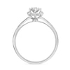 Thumbnail Image 2 of Previously Owned - Diamond Accent Solitaire Frame Promise Ring in 10K White Gold