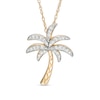 Thumbnail Image 1 of Previously Owned - 1/10 CT. T.W. Diamond Palm Tree Pendant in 10K Gold