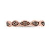 Thumbnail Image 3 of Previously Owned - 1/6 CT. T.W.  Champagne Diamond Twist Vintage-Style Stackable Band in 10K Rose Gold