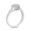 Thumbnail Image 3 of Previously Owned - 1/5 CT. T.W. Diamond Double Frame Promise Ring in Sterling Silver