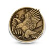 Thumbnail Image 1 of Previously Owned - Flying Eagle Antique-Finished Signet Ring in Sterling Silver and Bronze