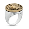 Thumbnail Image 3 of Previously Owned - Flying Eagle Antique-Finished Signet Ring in Sterling Silver and Bronze