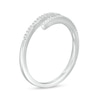 Thumbnail Image 3 of Previously Owned - 1/10 CT. T.W. Diamond Wrap Ring in Sterling Silver