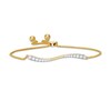 Thumbnail Image 1 of Previously Owned - 1/2 CT. T.W. Journey Diamond Sideways Bolo Bracelet in 10K Gold - 8.0"