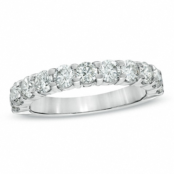 Previously Owned - 1-1/2 CT. T.w. Diamond Anniversary Band in 14K White Gold