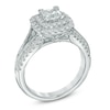 Thumbnail Image 2 of Previously Owned - Celebration Fire™ 1-1/4 CT. T.W. Princess-Cut Diamond Frame Engagement Ring in 14K White Gold