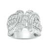 Thumbnail Image 1 of Previously Owned - 2 CT. T.W. Diamond Bypass Ring in 10K White Gold