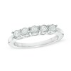 Thumbnail Image 1 of Previously Owned - 1/5 CT. T.W. Diamond Five Stone Anniversary Band in 10K White Gold