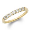 Thumbnail Image 1 of Previously Owned - 1/2 CT. T.W. Diamond Seven Stone Wedding Band in 14K Gold