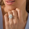 Thumbnail Image 3 of Previously Owned - Ever Us® 2 CT. T.W. Two-Stone Diamond Bypass Frame Ring in 14K White Gold