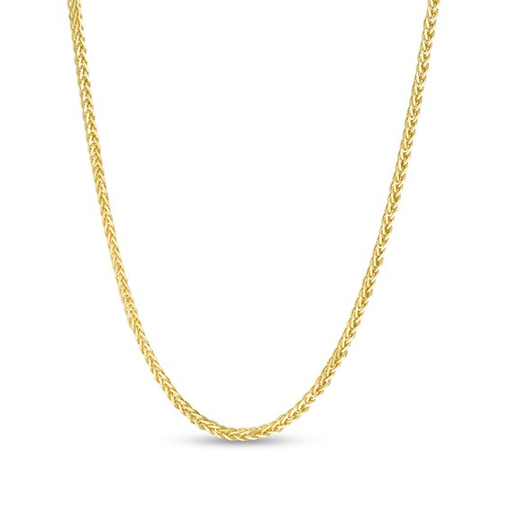 Previously Owned - Made in Italy 1.1mm Adjustable Wheat Chain Necklace in 14K Gold - 22"