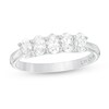Thumbnail Image 1 of Previously Owned - 1 CT. T.W. Oval Lab-Grown Diamond Five Stone Anniversary Band in 14K White Gold (F/SI2)