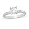 Thumbnail Image 1 of Previously Owned - Celebration Ideal 1 CT. T.W. Diamond Engagement Ring in 14K White Gold