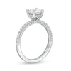 Thumbnail Image 3 of Previously Owned - Celebration Ideal 1 CT. T.W. Diamond Engagement Ring in 14K White Gold