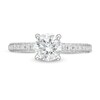 Thumbnail Image 4 of Previously Owned - Celebration Ideal 1 CT. T.W. Diamond Engagement Ring in 14K White Gold