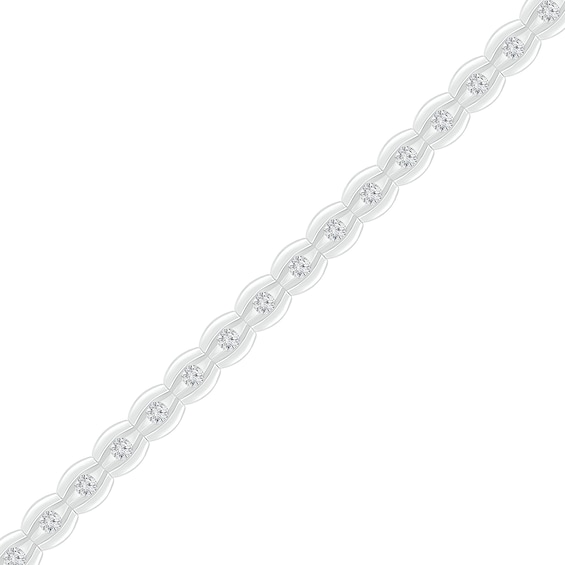 Previously Owned - 1 CT. T.w. Diamond Tennis Bracelet In 10K White Gold