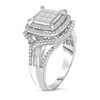 Thumbnail Image 2 of Previously Owned - 1-3/4 CT. T.W. Composite Diamond Cushion Frame Engagement Ring in 14K White Gold
