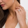 Thumbnail Image 2 of Previously Owned - 1-1/2 CT. T.W. Princess-Cut Diamond Double Frame Engagement Ring in 14K White Gold