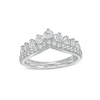 Thumbnail Image 1 of Previously Owned - 1 CT. T.W. Diamond Nine Stone Vintage-Style Contour Band in 14K White Gold